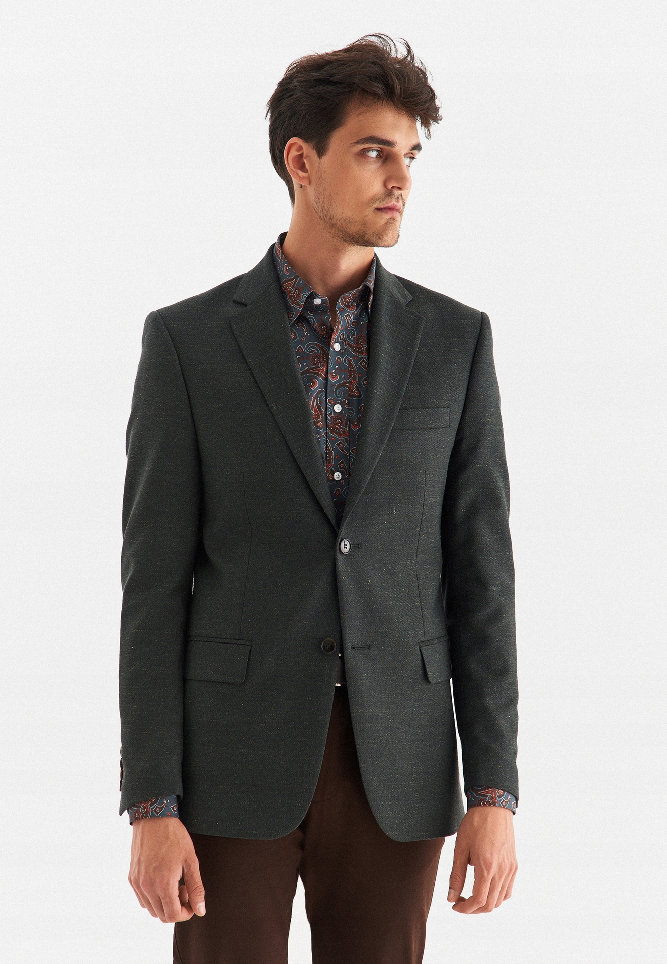 Wełniana marynarka męska PAKO LORENTE 182/54 Rozmiar 54