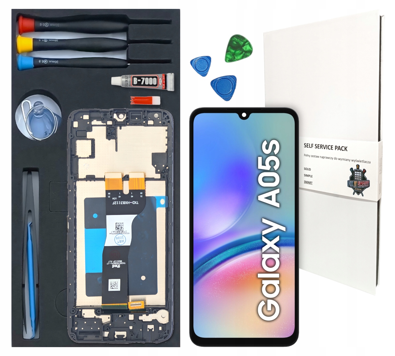 LCD displej Pro Samsung Galaxy A05S Rámeček SM-A057F A057