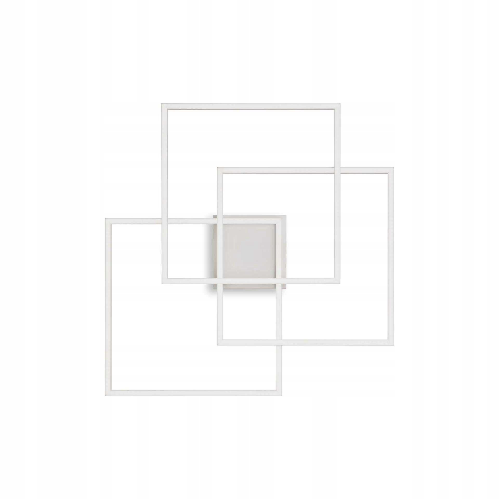 Led stropné svietidlo Ideal Lux Frame-2 Pl 35W 2800lm 3000K biela