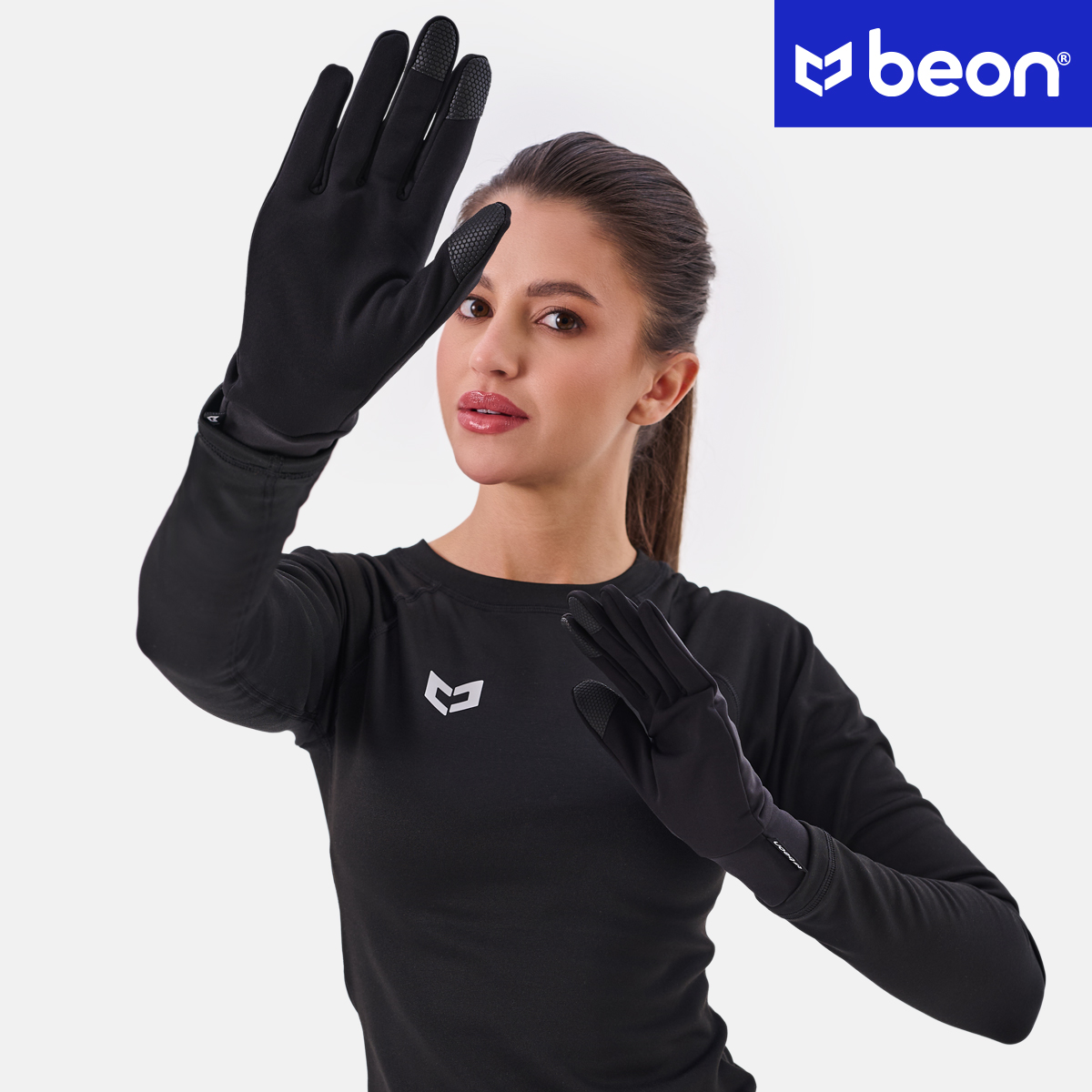 ZESTAW CZAPKA ZIMOWA RĘKAWICZKI ZIMOWE KOMIN MĘSKI DAMSKI DO BIEGANIA L/XL Rozmiar L/XL