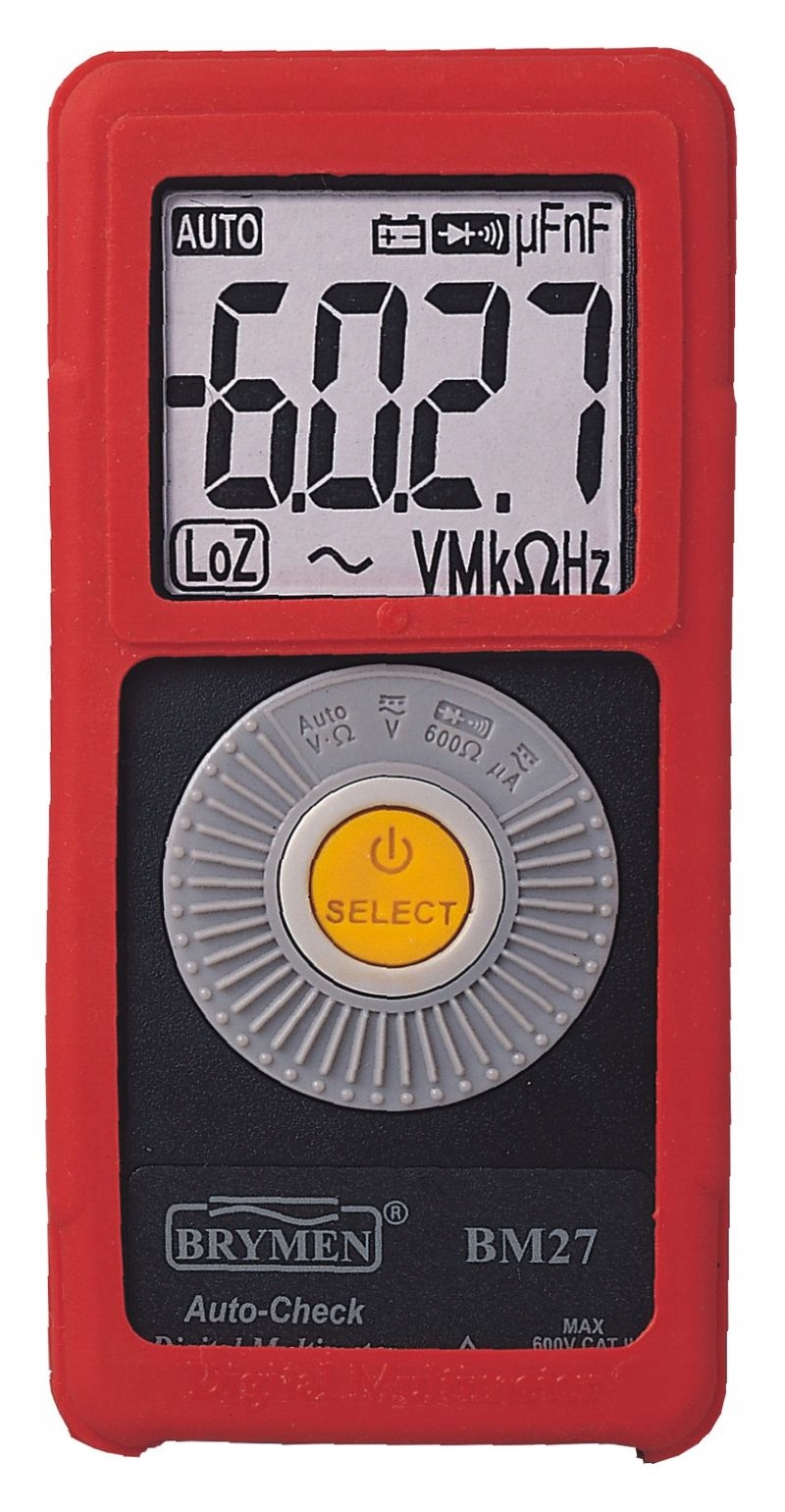 Miernik uniwersalny kieszonkowy AC/DC, Brymen, BM-27S