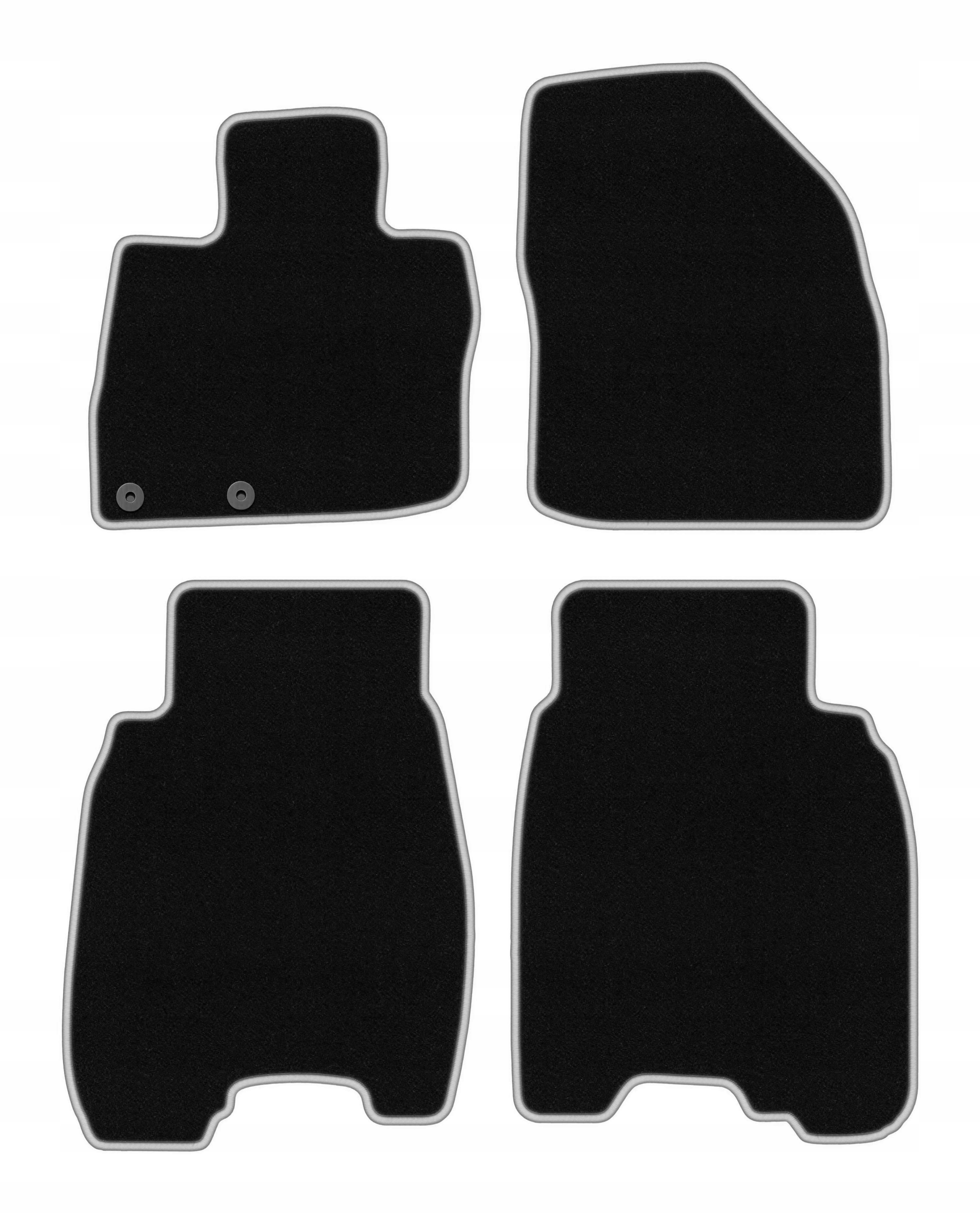 Velurové koberce pro Honda Civic VIII 2006-2012 komplet Carlux-silver