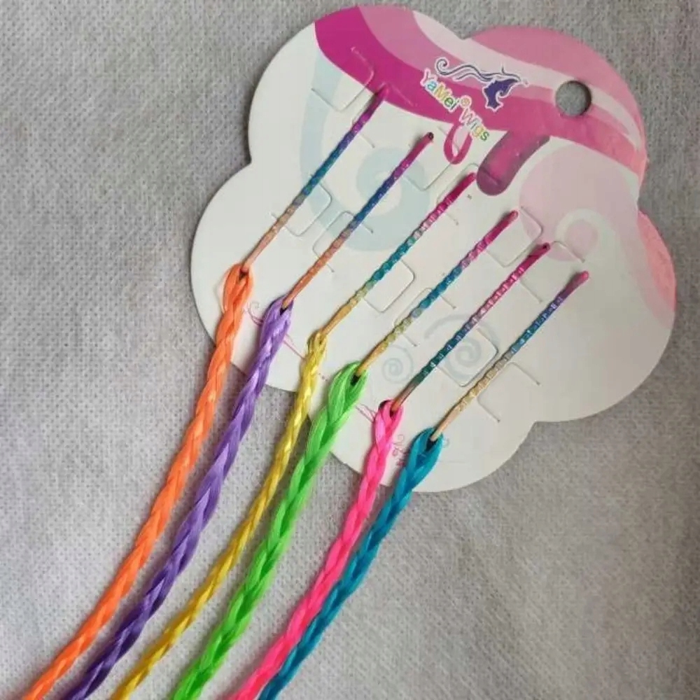 V2 WARKOCZYKI SPINKI DO WŁOSÓW TRESKI DOPINKI 6 SZT. NA WSUWKACH Marka bez marki