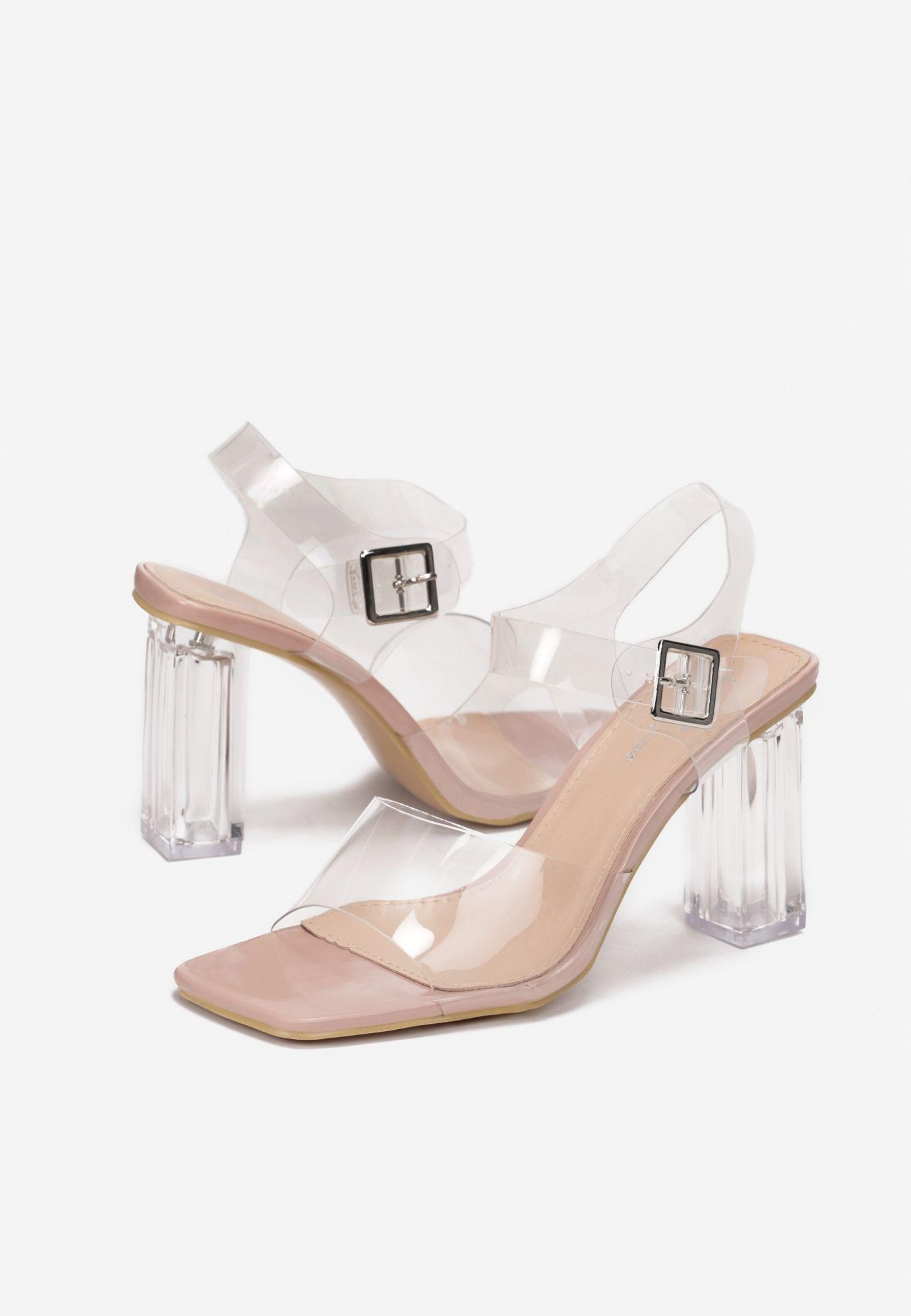 

Renee Beżowe Sandały damskie 37 Transparentny