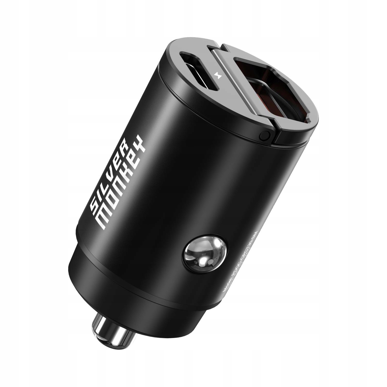 

Ładowarka samochod. Silver Monkey Usb-c Usb-a 30W