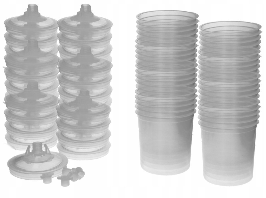 Sicco Jednorazové Šálky 600ML Pps 125mic 50 kusov