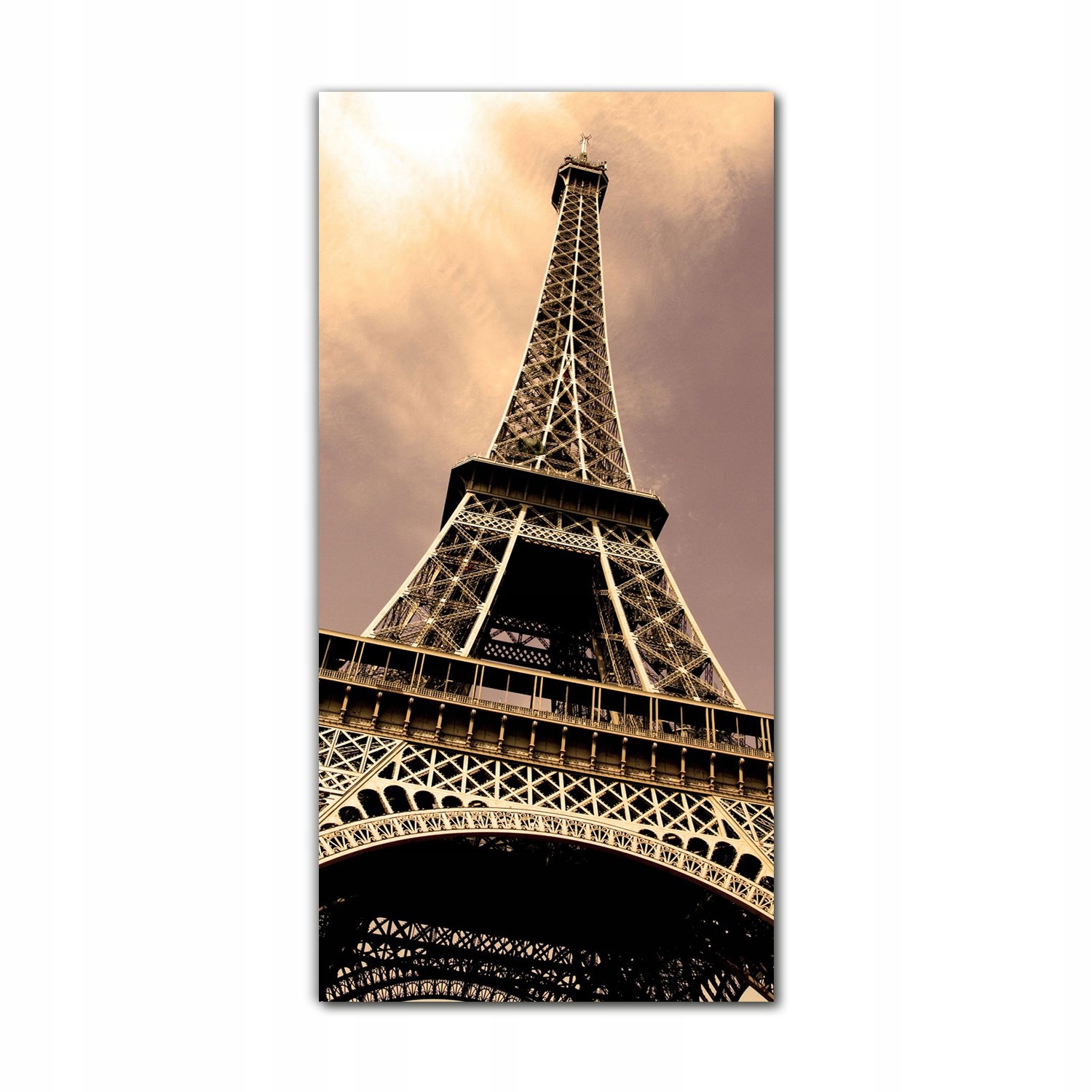 

Foto-obraz na szkle do kuchni 70x140 Eiffel miasto