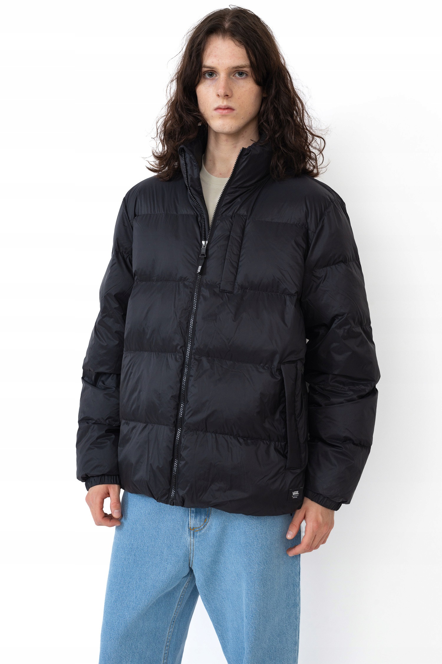Zimní Bunda Vans No Hood Puffer M černá