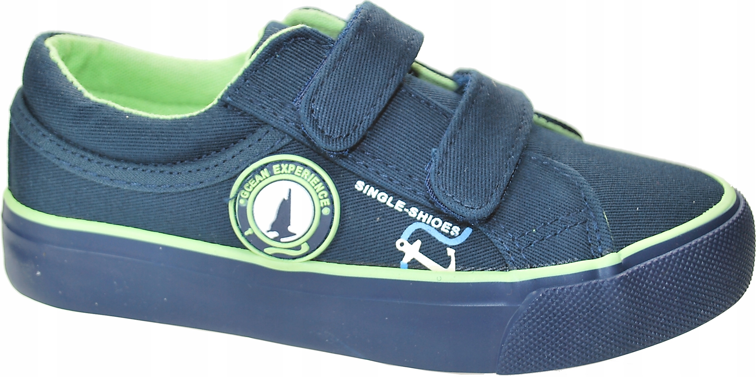 

9GRANATOWE trampki tenisówki dla chłopca rzep 20,5