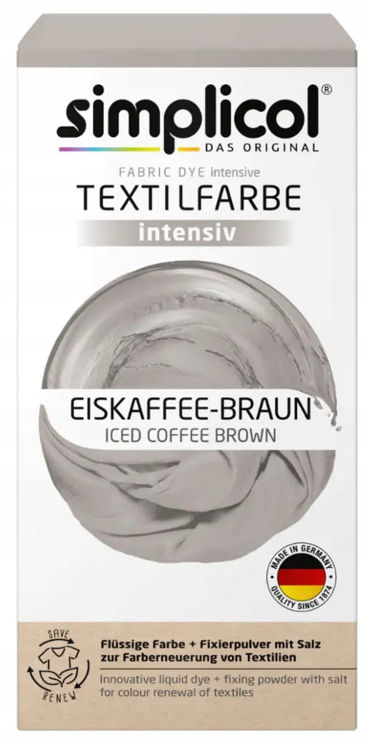 Levně Simplicol Na Oblečení Barvivo Káva Iced Coffee Brown 560