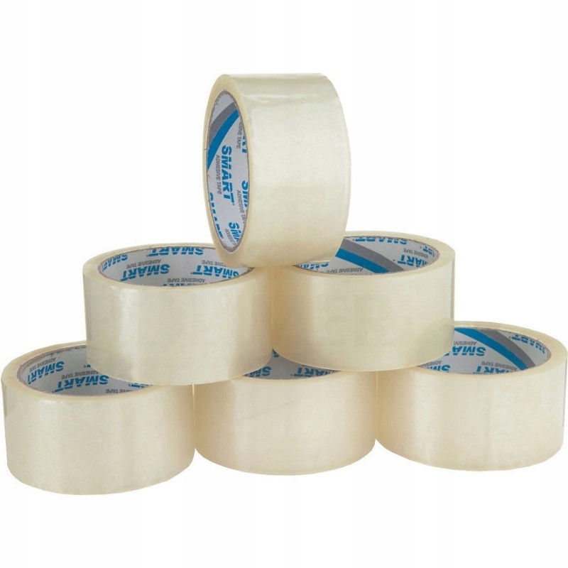 

Taśma Pakowa akrylowa Smart 48/66y Bezbarwna x6