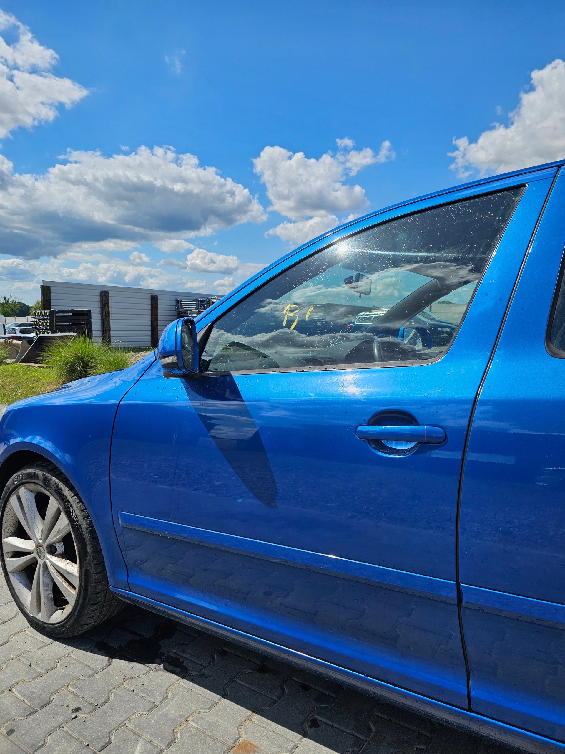 door left front complete SKODA OCTAVIA II LIFT colour LF5W