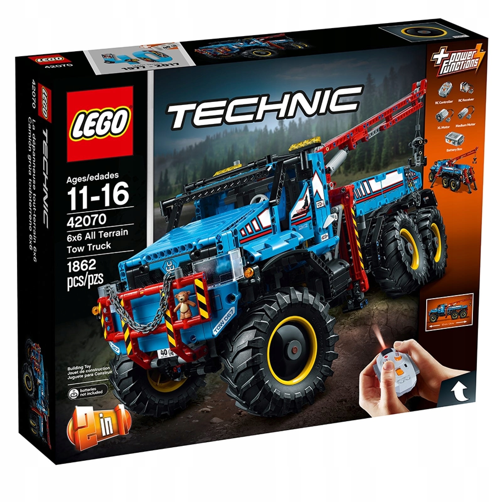 Lego Technic 42070 Terénní odtahový vůz 6x6 Nový