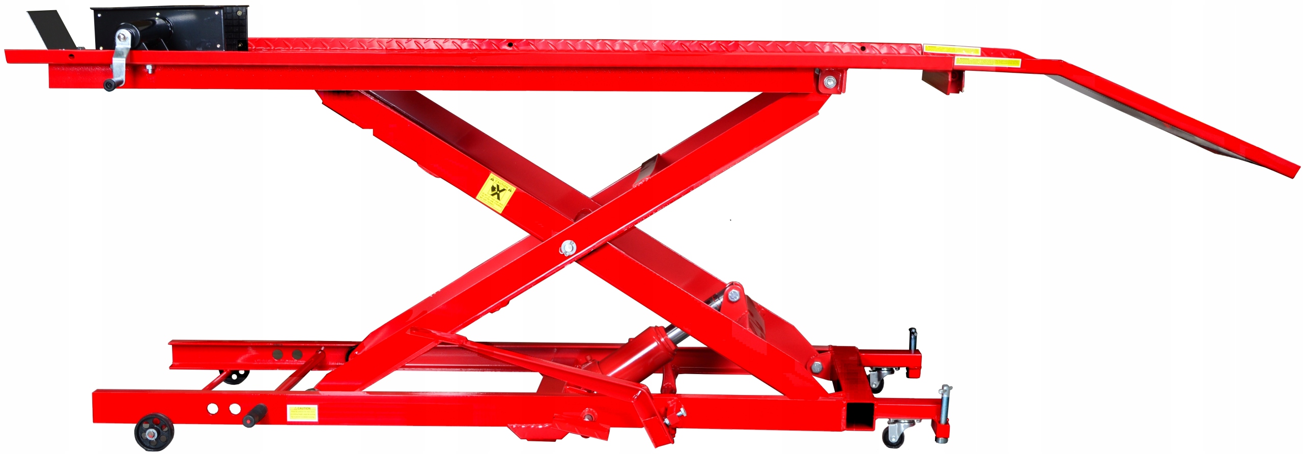 PLATFORMOWY PODNOSNIK MOTOCYKLOWY PLATFORMA 450kg Weight with packaging 160 kg