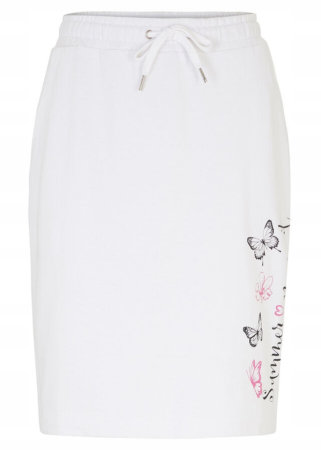 (46/1279) BPC SPÓDNICA DRESOWA Z NADRUKIEM r.52/54