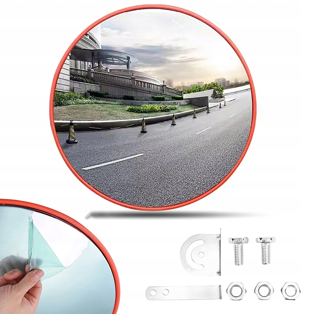 Zrcadlo Konvexní Silniční Skladové Obchodní Sférické Nerozbitné Držadlo Nové