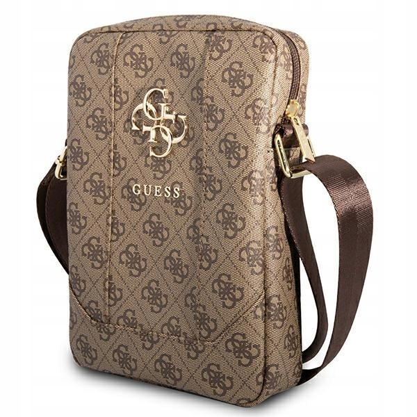 Guess 4G Big Metal Logo Tablet Bag – taška na tablet 10" (hnědá)