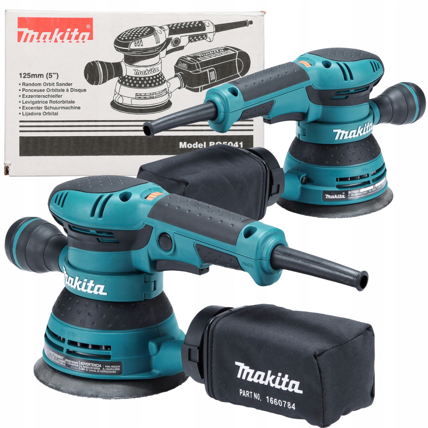 Szlifierka mimośrodowa 125mm 300W Makita BO5041 Regulowane obroty Pl