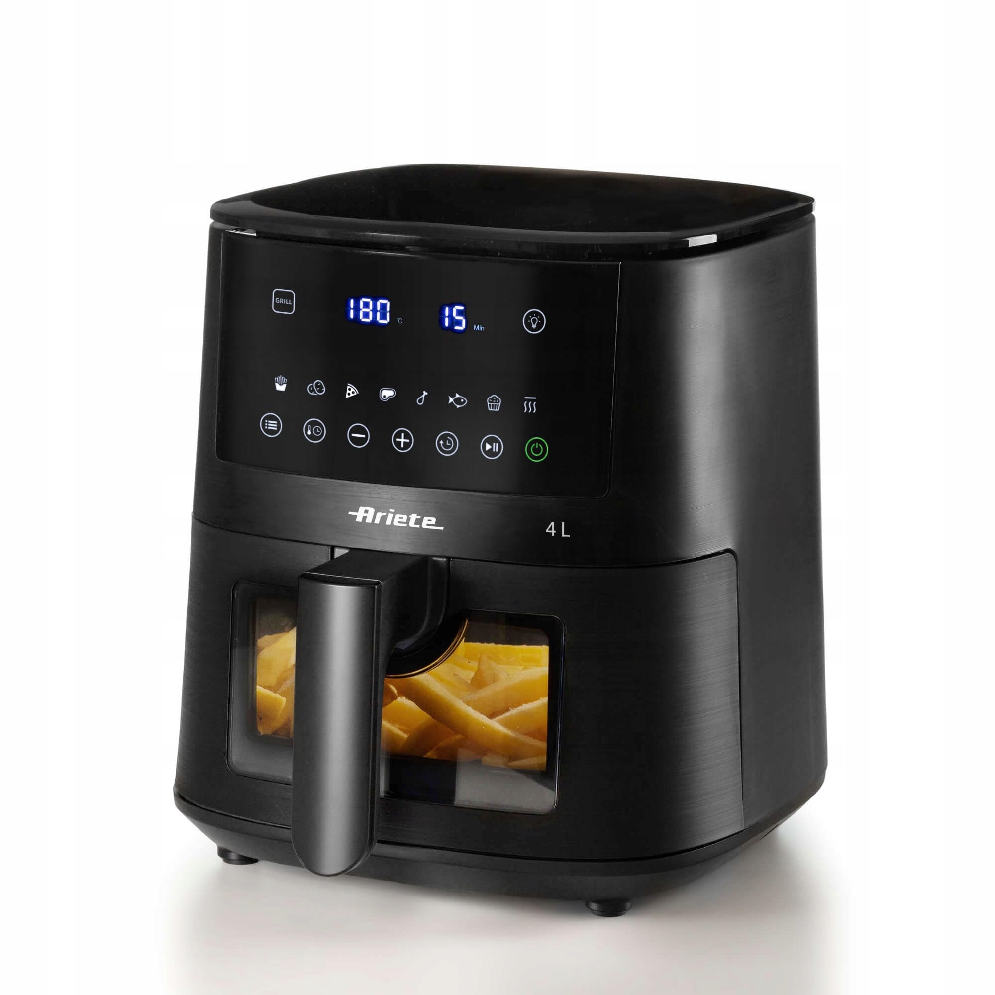 ARIETE Frytkownica Beztłuszczowa 4L 1400W 9 Programów Grill Czarna