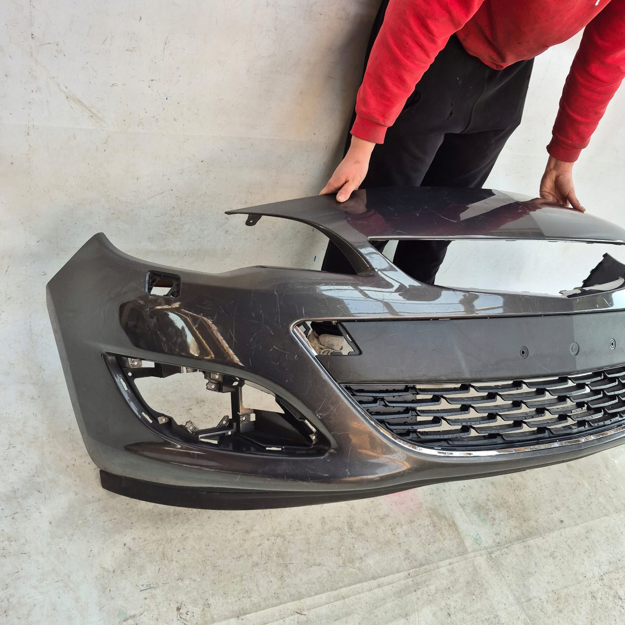 OPEL ASTRA J LIFT 12-15 bumper front front SPR