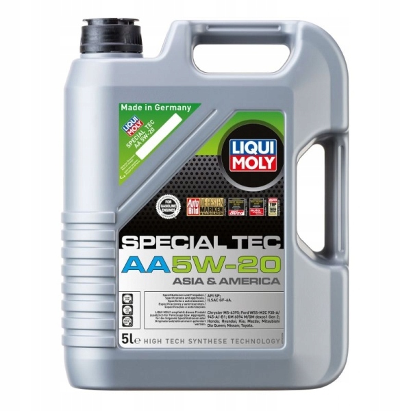 OLEJ LIQUI MOLY 5W20 5L SYNT SPECIAL TEC AA GF 5