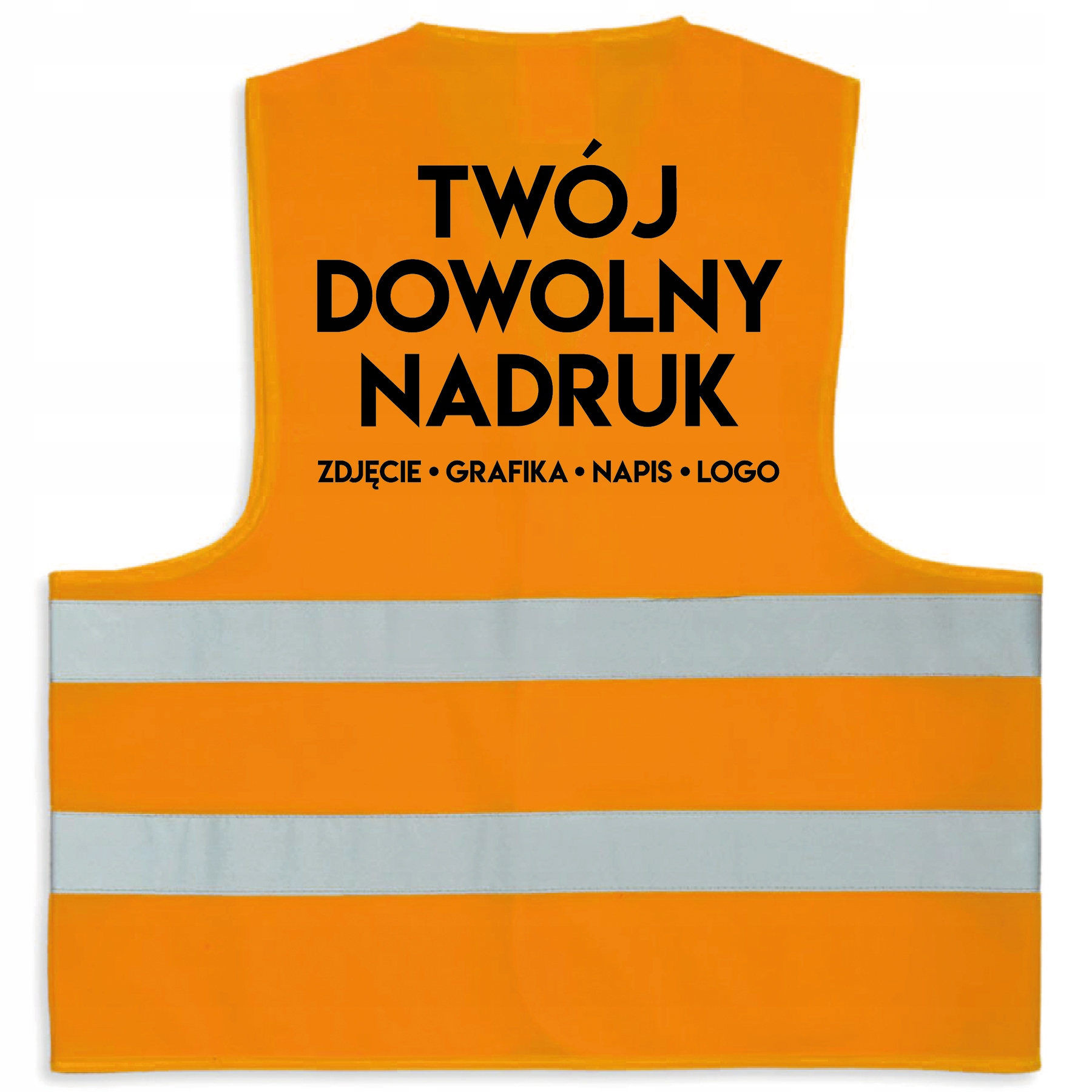 

Kamizelka Odblaskowa Z Twoim Dowolnym Nadrukiem