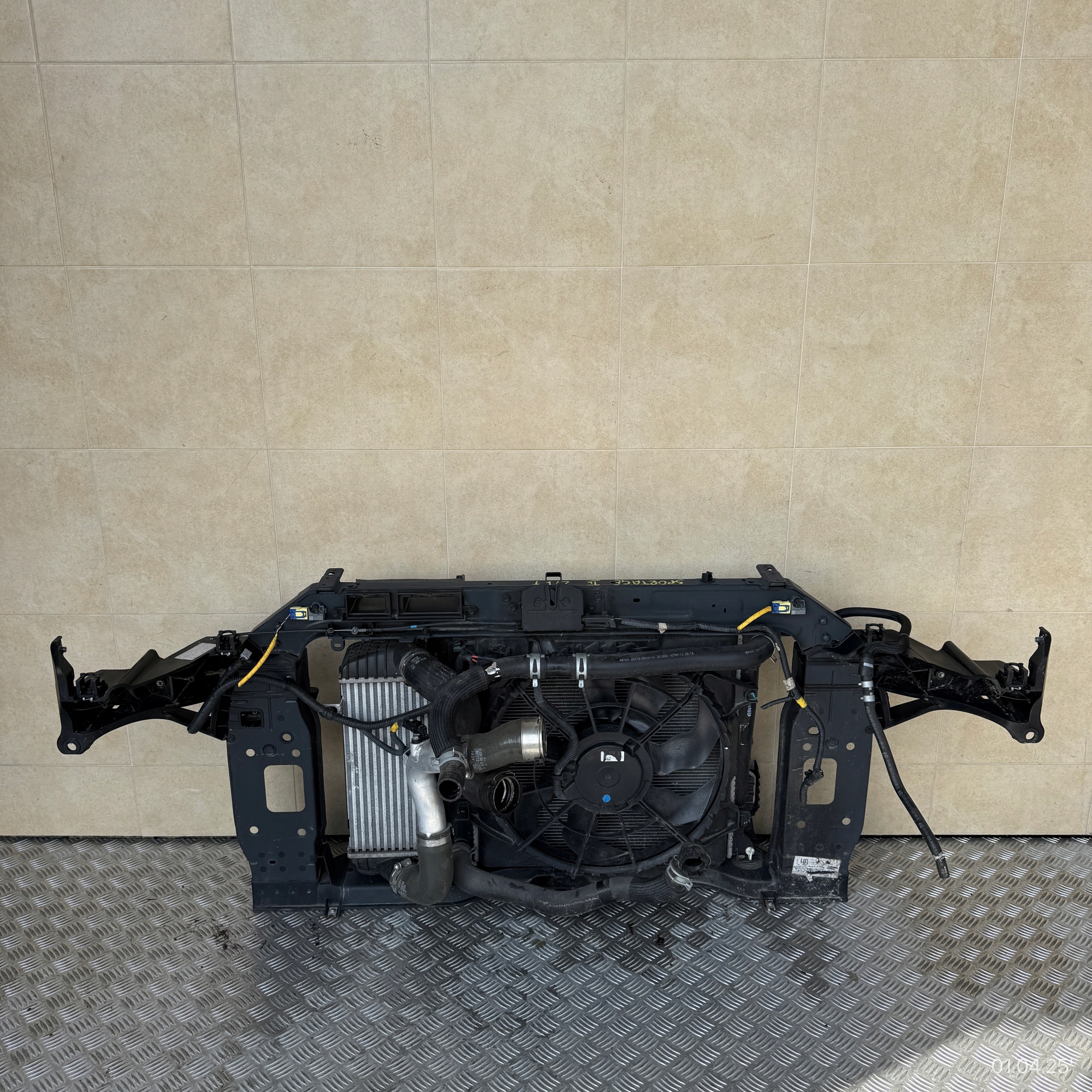 support panel for radiators complete KIA SPORTAGE IV LIFT GT LINE 1.6 CRDI