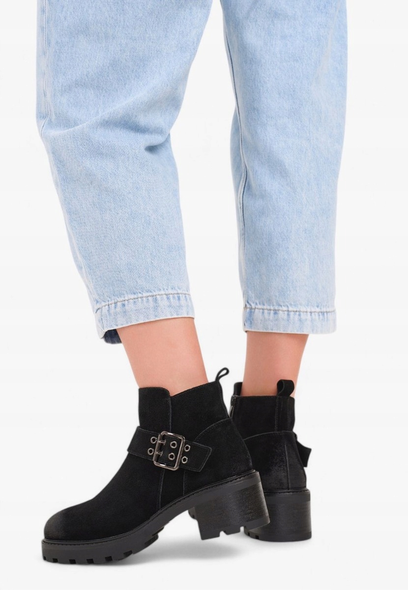 Dámské Kotníkové Boty Zateplené Sergio Leone Nubuková Kůže 37