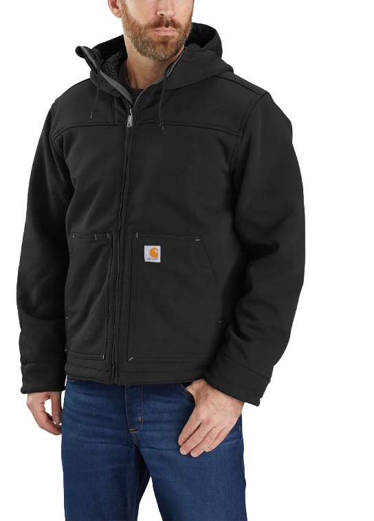 Carhartt Pánská Černá Zateplená Bunda S Kapucí S 6BB