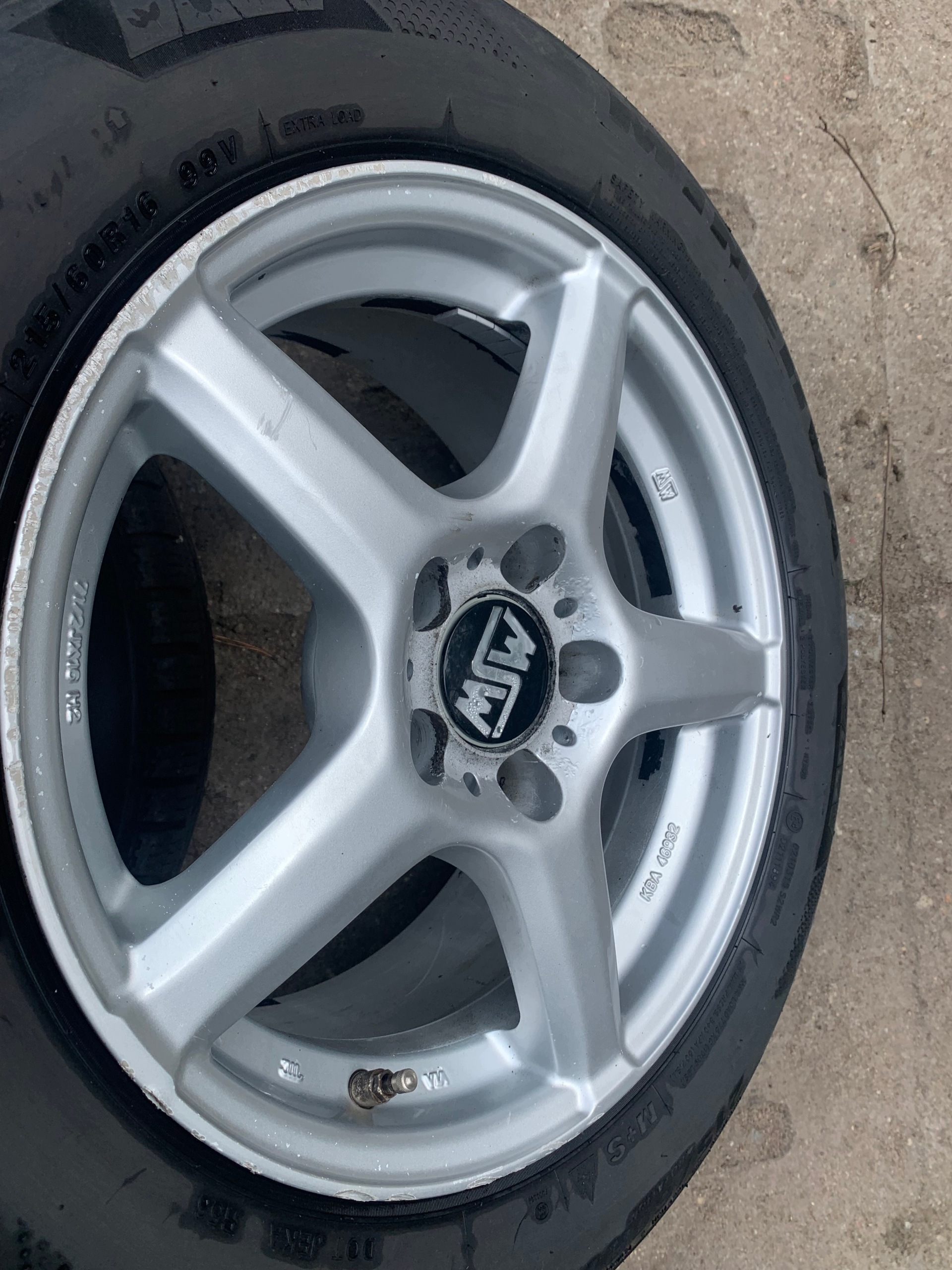16 R16 disc wheels discs 5X112 MERCEDES VW 215/60R16