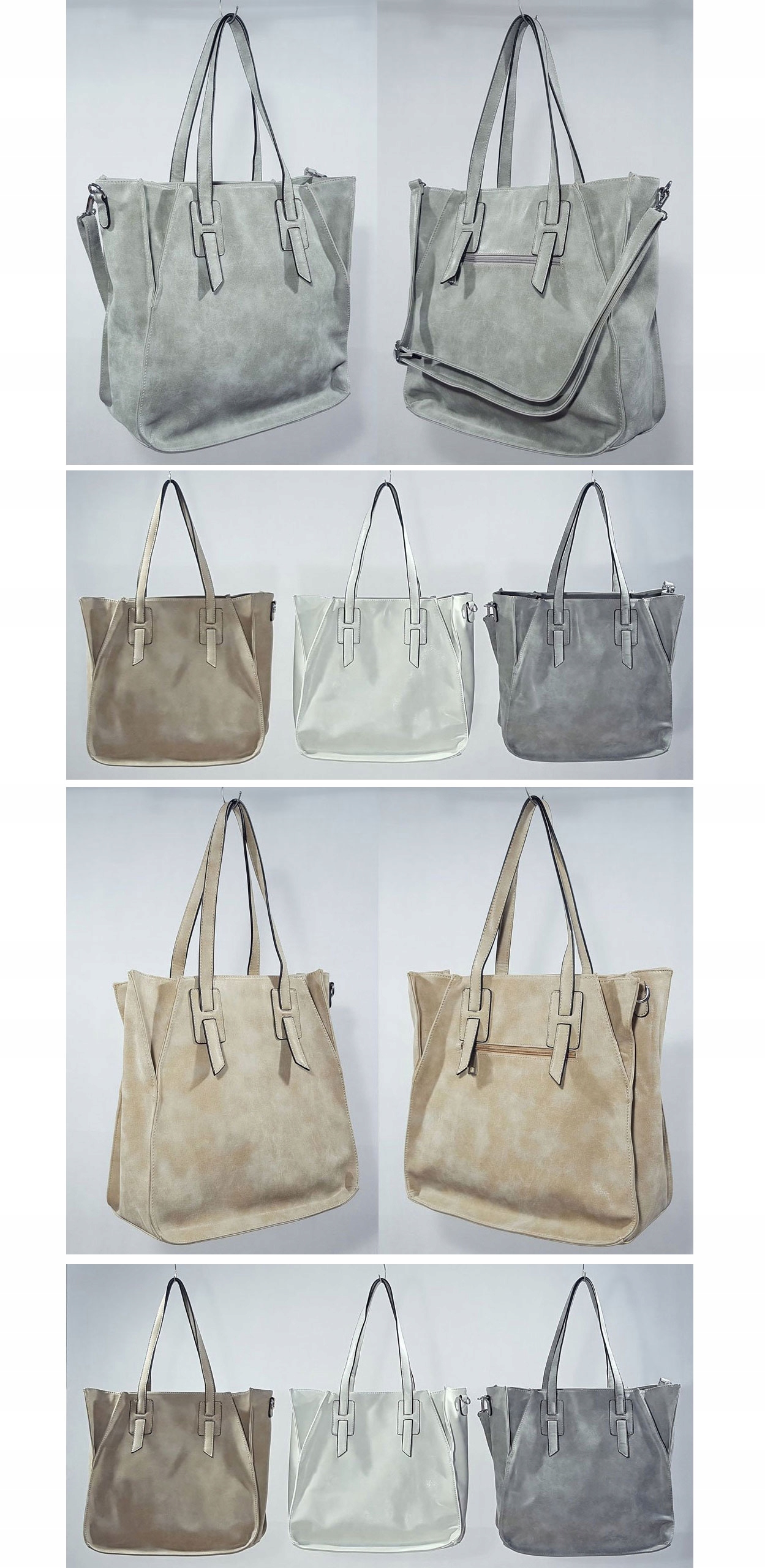 TOREBKA CELINA TORBA TRAPEZ DŁUGIE RĄCZKI PHANTOM Kolor okuć inny