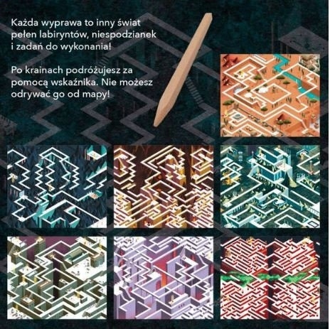 Zręcznościowa Gra planszowa dla Dzieci rodzinna Labirynty Minotaur