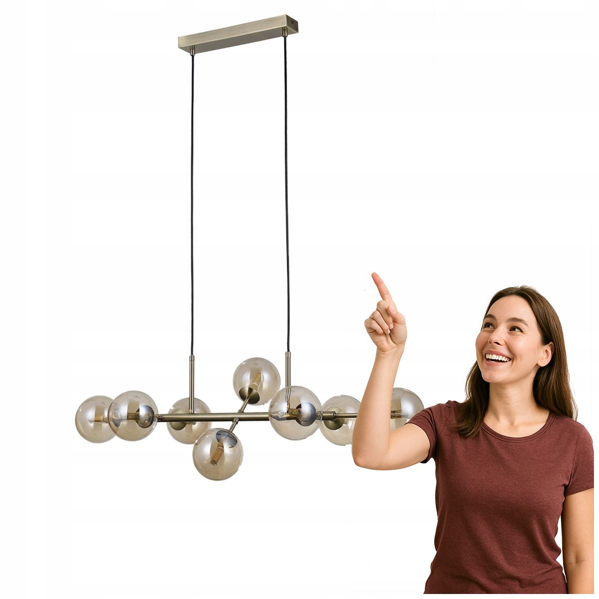 Závěsná lampa Erimida PND-2244-8A-AB Italux