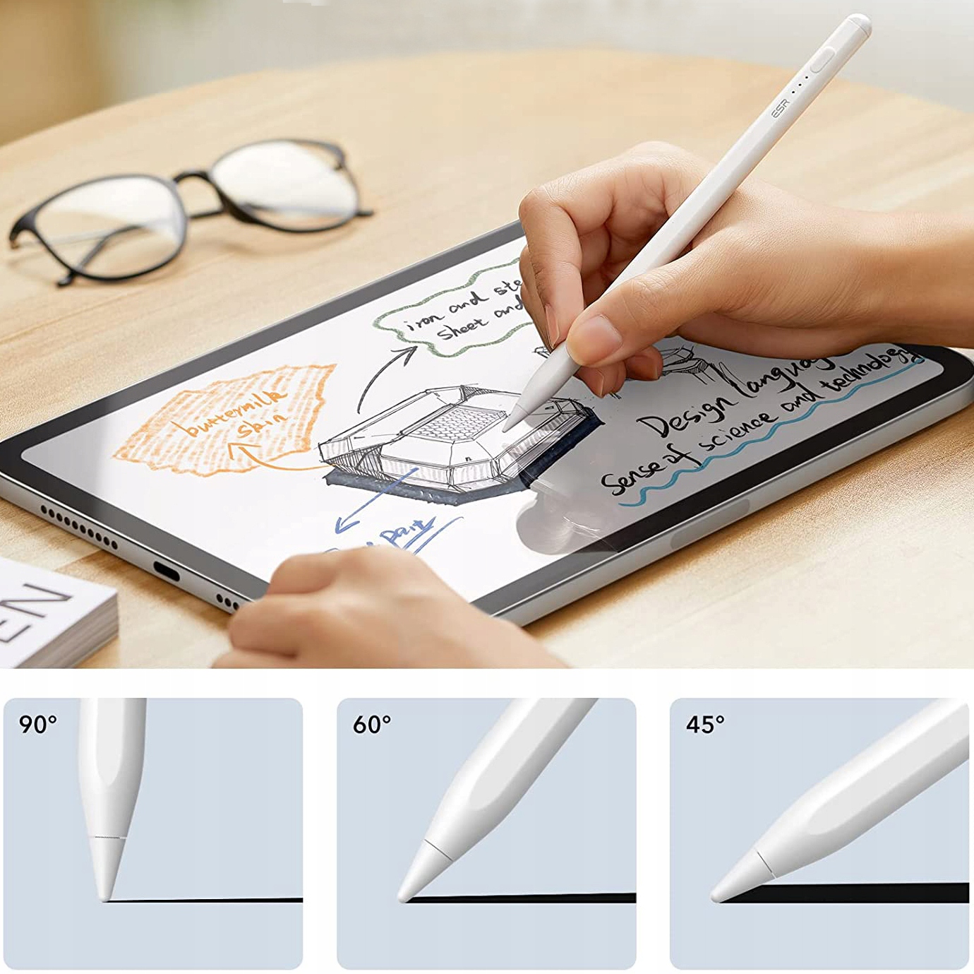 Rysik do tabletu ESR Apple iOS iPad 2022/2021/2020 Kod producenta 4894240164952