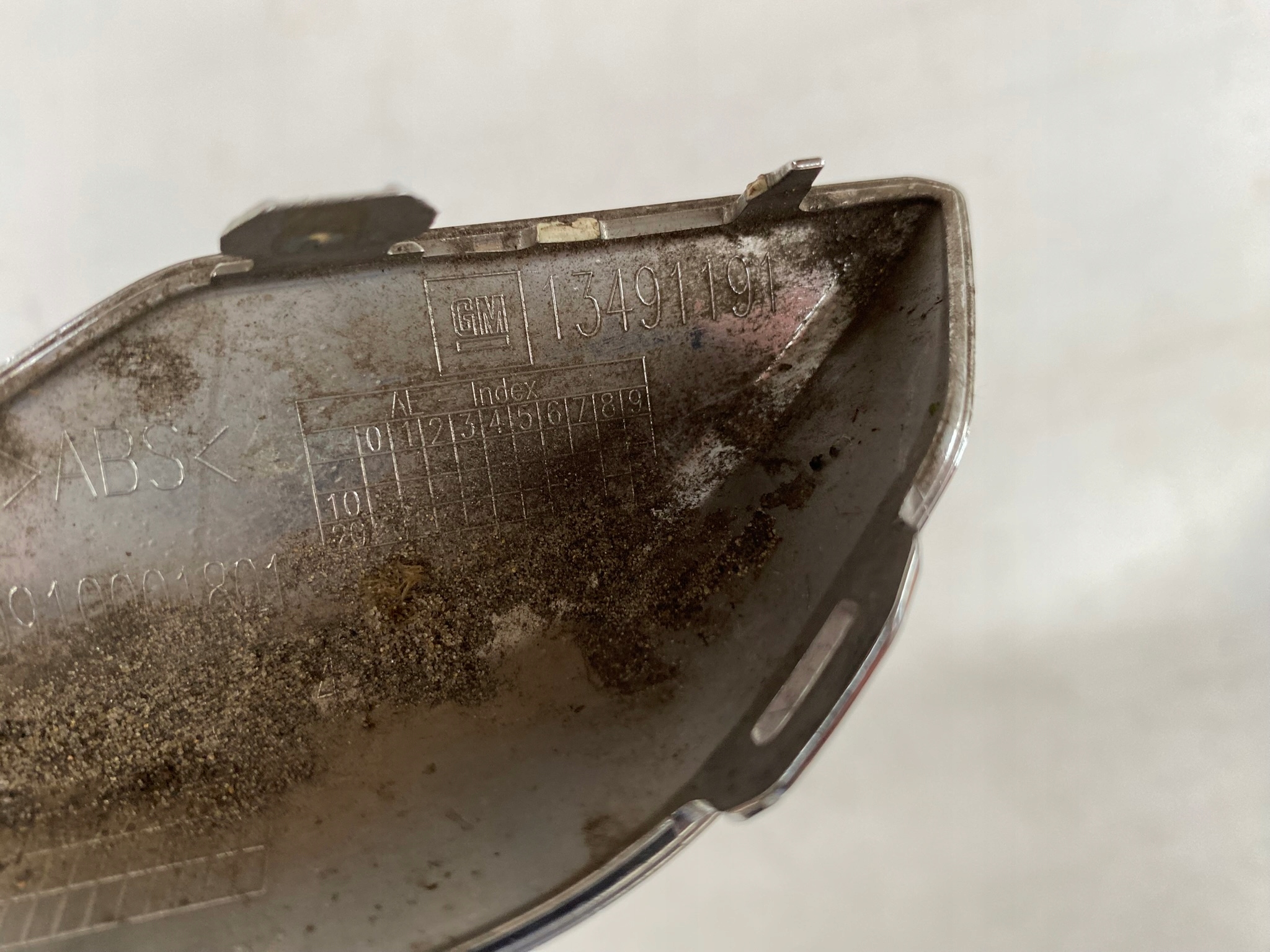 OPEL INSIGNIA B 17- moulding CHROM GRILLA right front 13491191