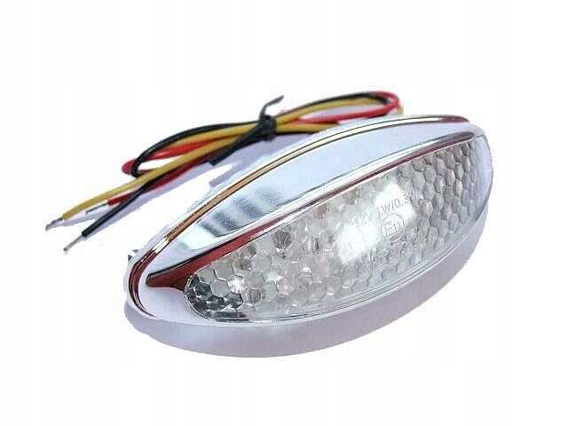 LA-150 - ЗАДНИЙ ФОНАРЬ ЗАДНИЙ УНИВЕРСАЛЬНЫЙ СВЕТОДИОДНЫЙ ХРОМ ОМОЛОГАЦИЯ