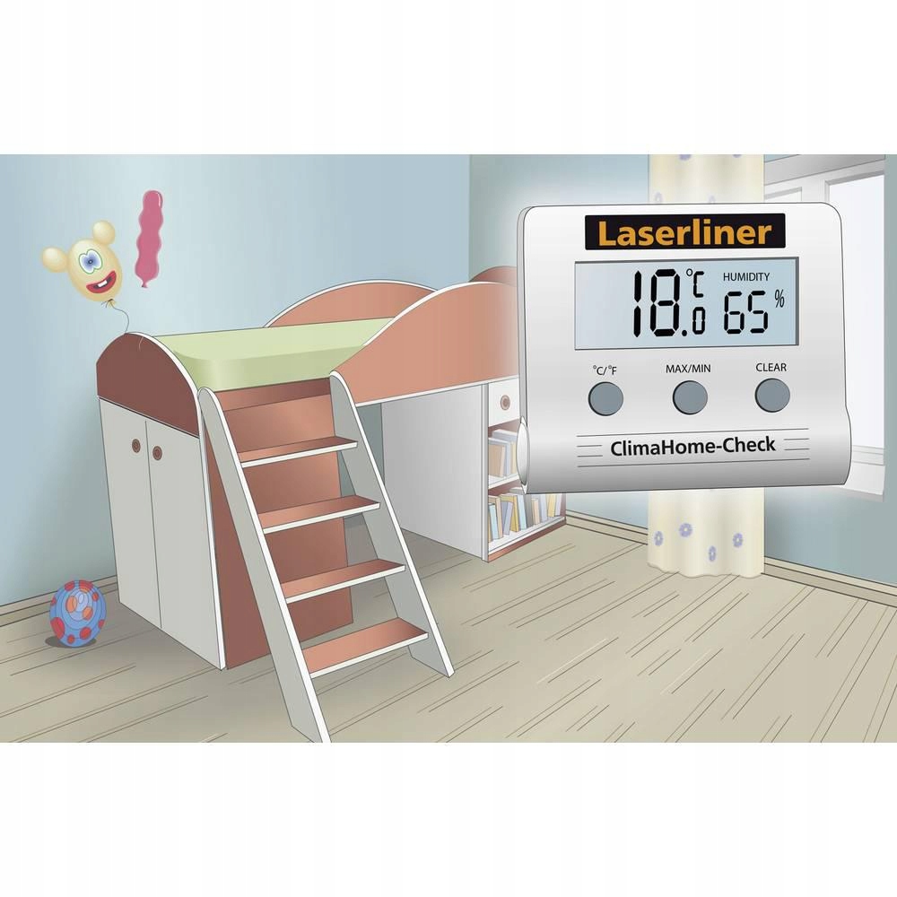 Miernik wilgotności higrometr LaserlinerClimaCheck Model ClimaCheck