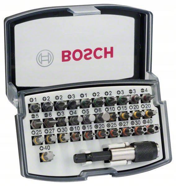 

Bosch zestaw bitów końcówek z przedłużką 32 szt.