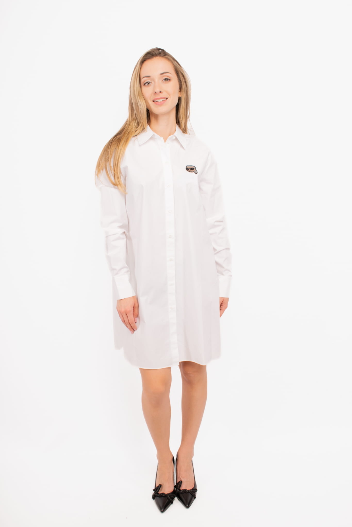 Dámské Šaty Karl Lagerfeld 245W1600 bílé Šaty: 34