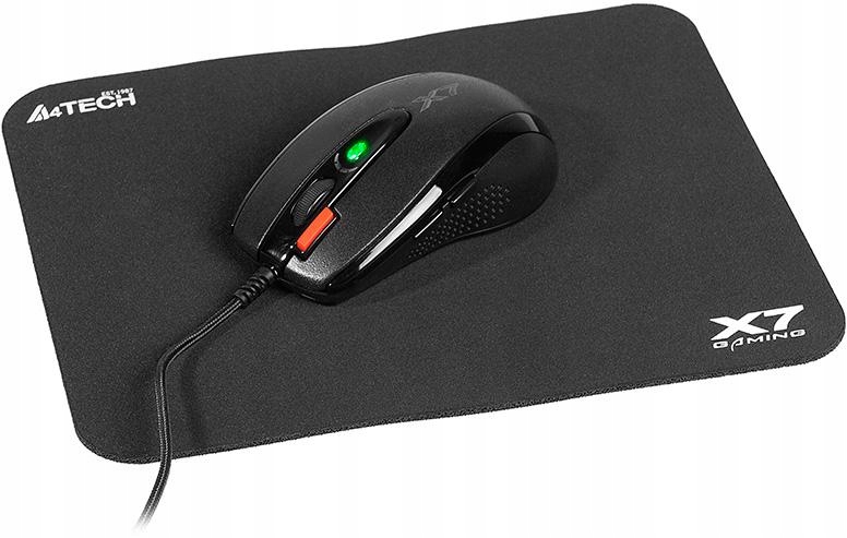 Sada A4TECH X-game X-7120 Myš 7 Tlačítek Herní Podložka Černá
