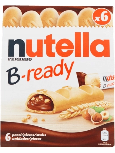 Levně 4x Oplatek s Nutellou B-ready 6x22 g Ferrero
