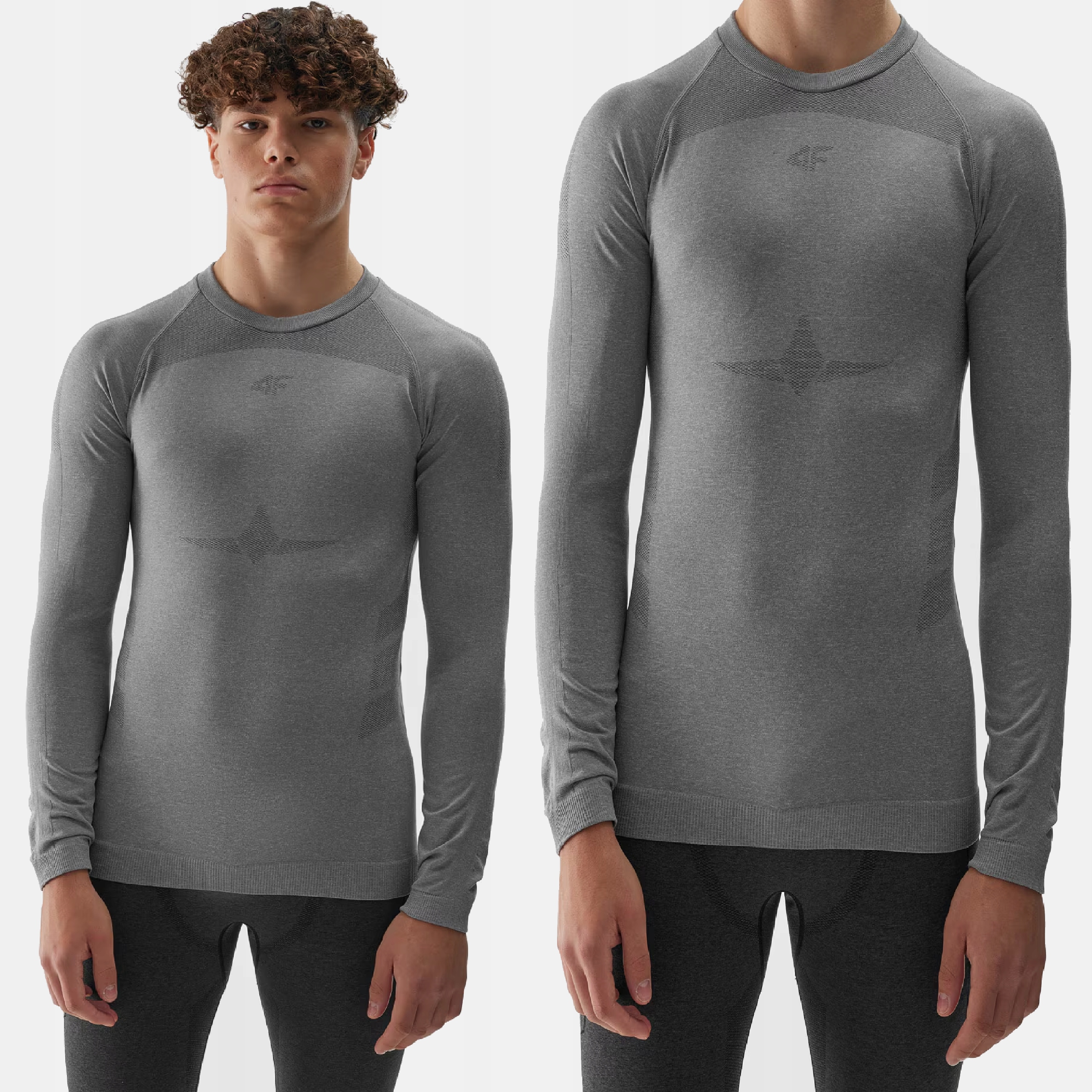 Pánské Termoaktivní Spodní Prádlo 4F Bezešvá Horní Část XXL/3XL USEAM174 AW24