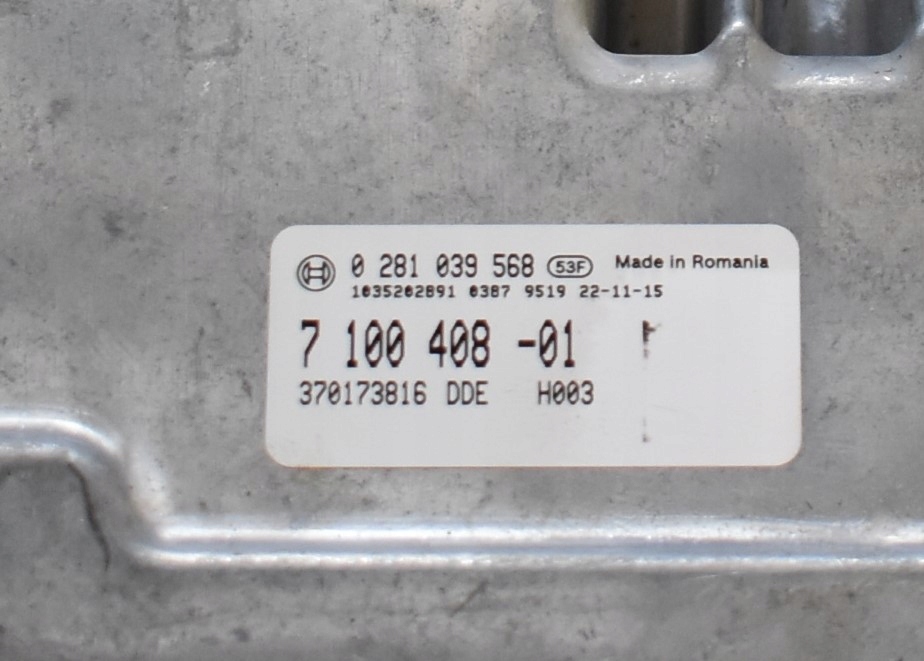 IDEALNY control unit of the engine BMW 1