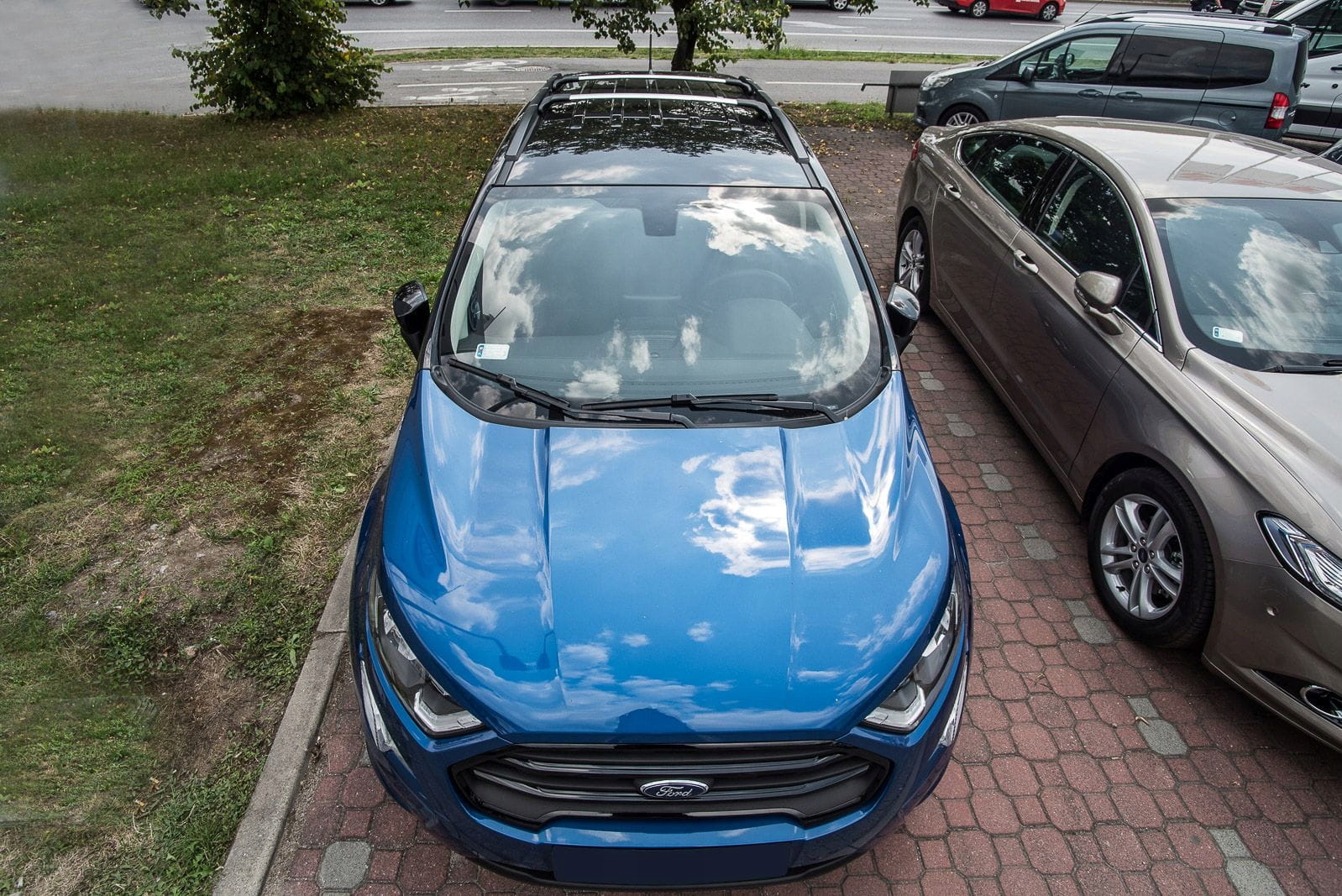 FORD ECOSPORT 2013+ BELKI DACHOWE POPRZECZNE OEM Materiał aluminium