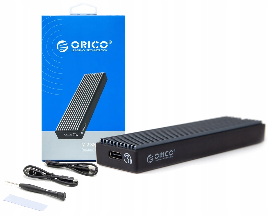 Orico M2PV-C3-BK-BP-HW Mini obudowa na dysk M.2 NVMe Ssd 10Gbps Usb-c