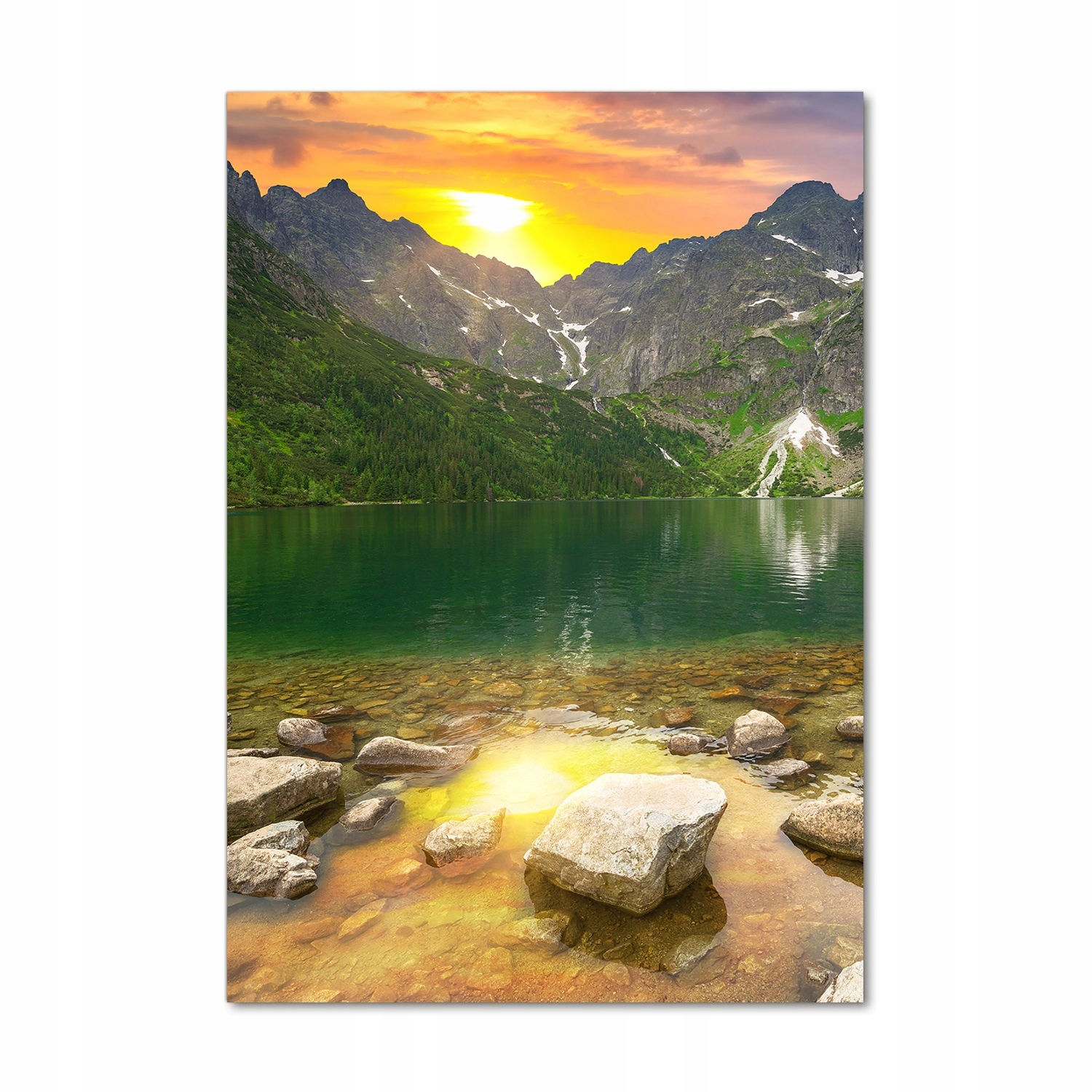 

Foto obraz akrylowy Morskie oko Tatry 70x100 cm