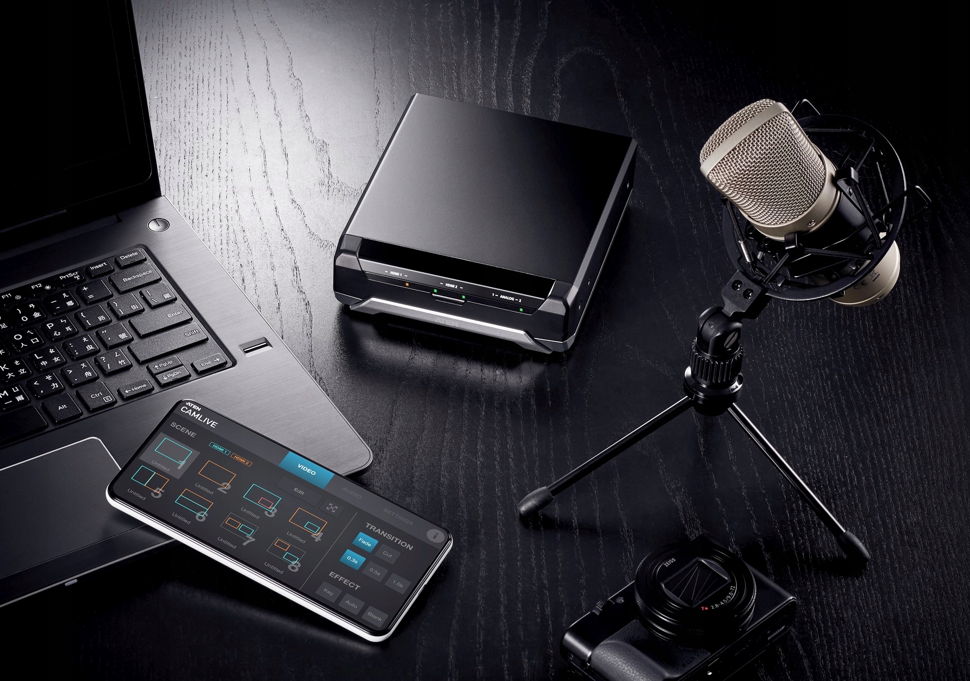 ATEN CAMLIVE PRO DUAL HDMI -> USB-C UVC UC3022 Kod producenta UC3022-AT-G