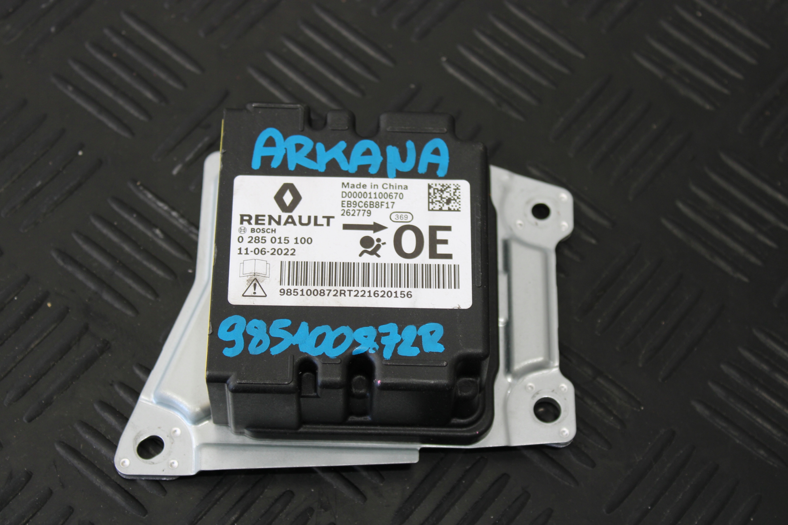 SENSOR AIRBAG AIRBAG ARKANA 985100872R