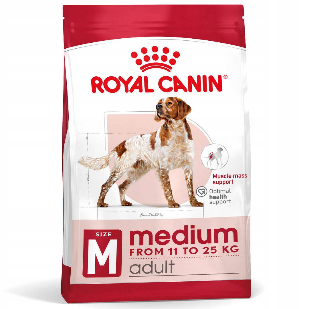 Royal Canin Adult Medium Bf 15kg Sucha Karma Dla Psów Średnich Ras