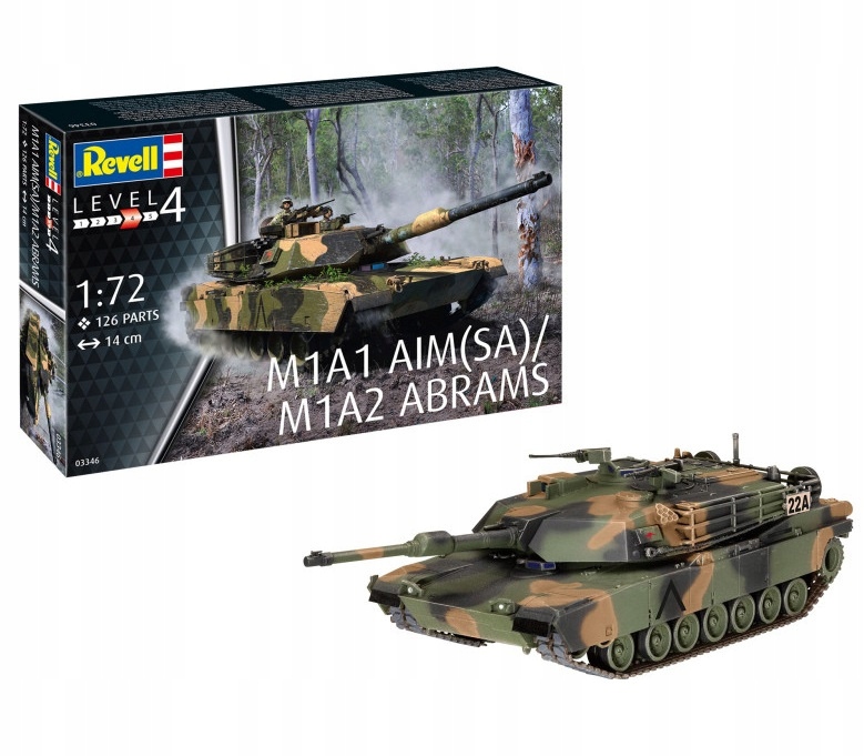 Revell 03346 1/72 M1A1 Aim(sa)/ M1A2 Abrams